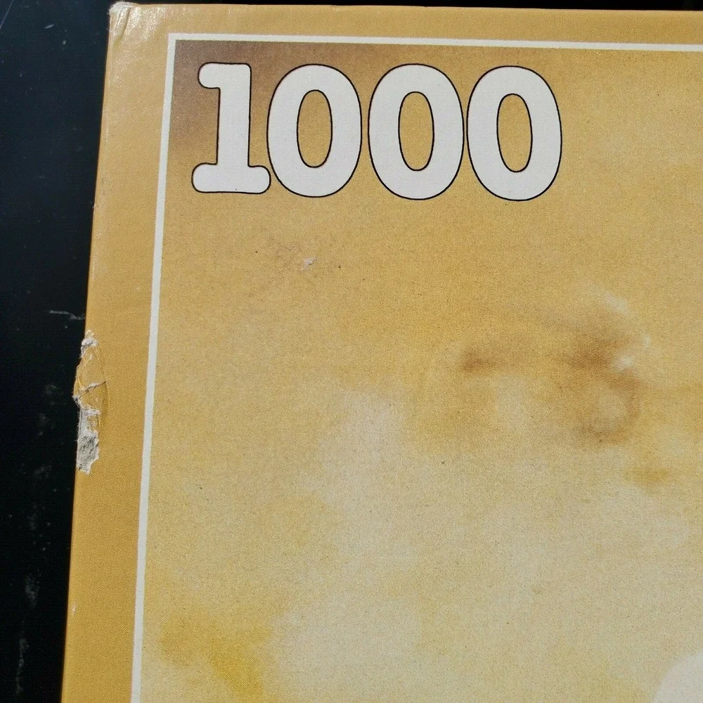 Vtg 1985 Elvis Presley 1000 Piece Jigsaw Puzzle by Nathan Numbered Certificate